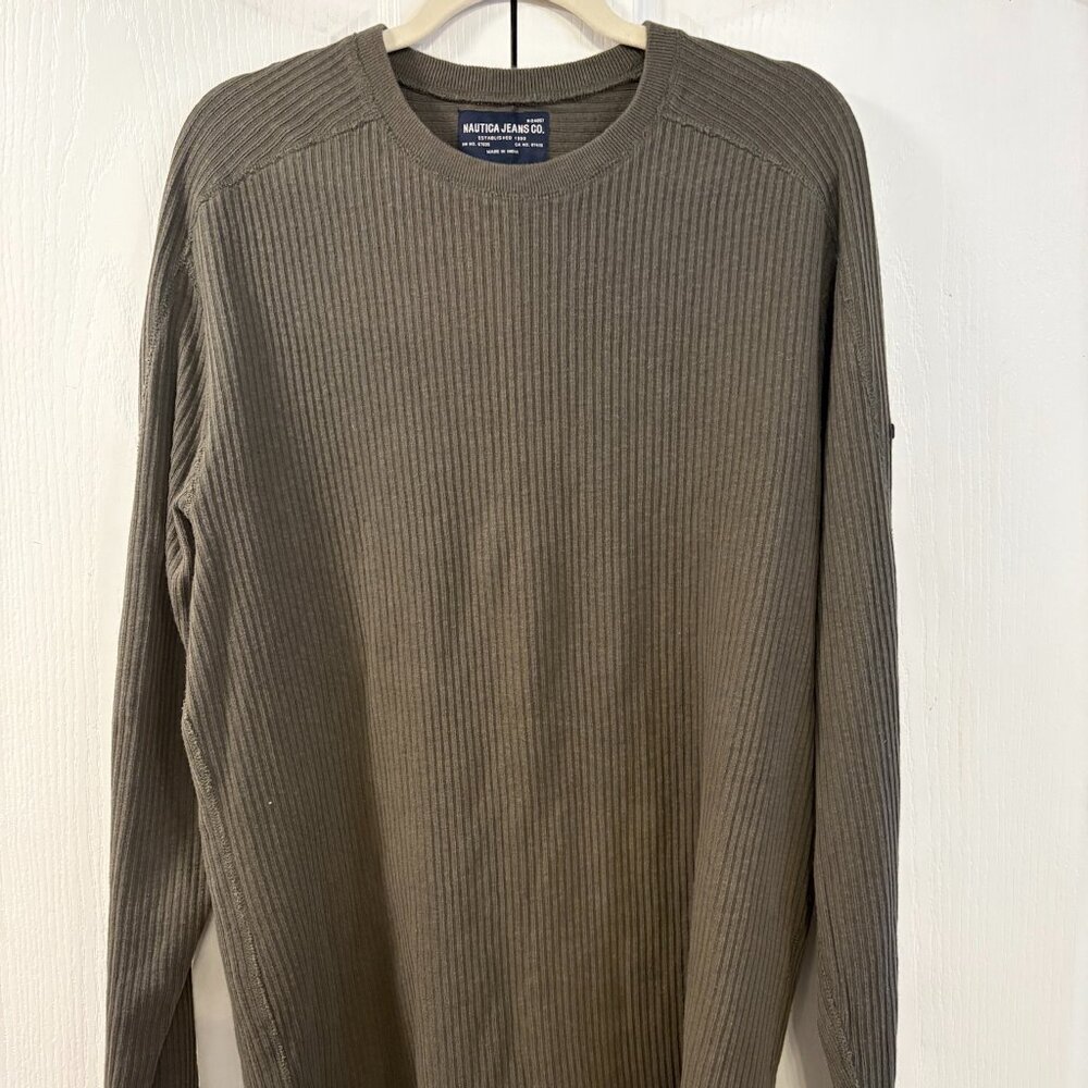 Nautical Jeans Co XXL Brown Long Sleeve Sweater